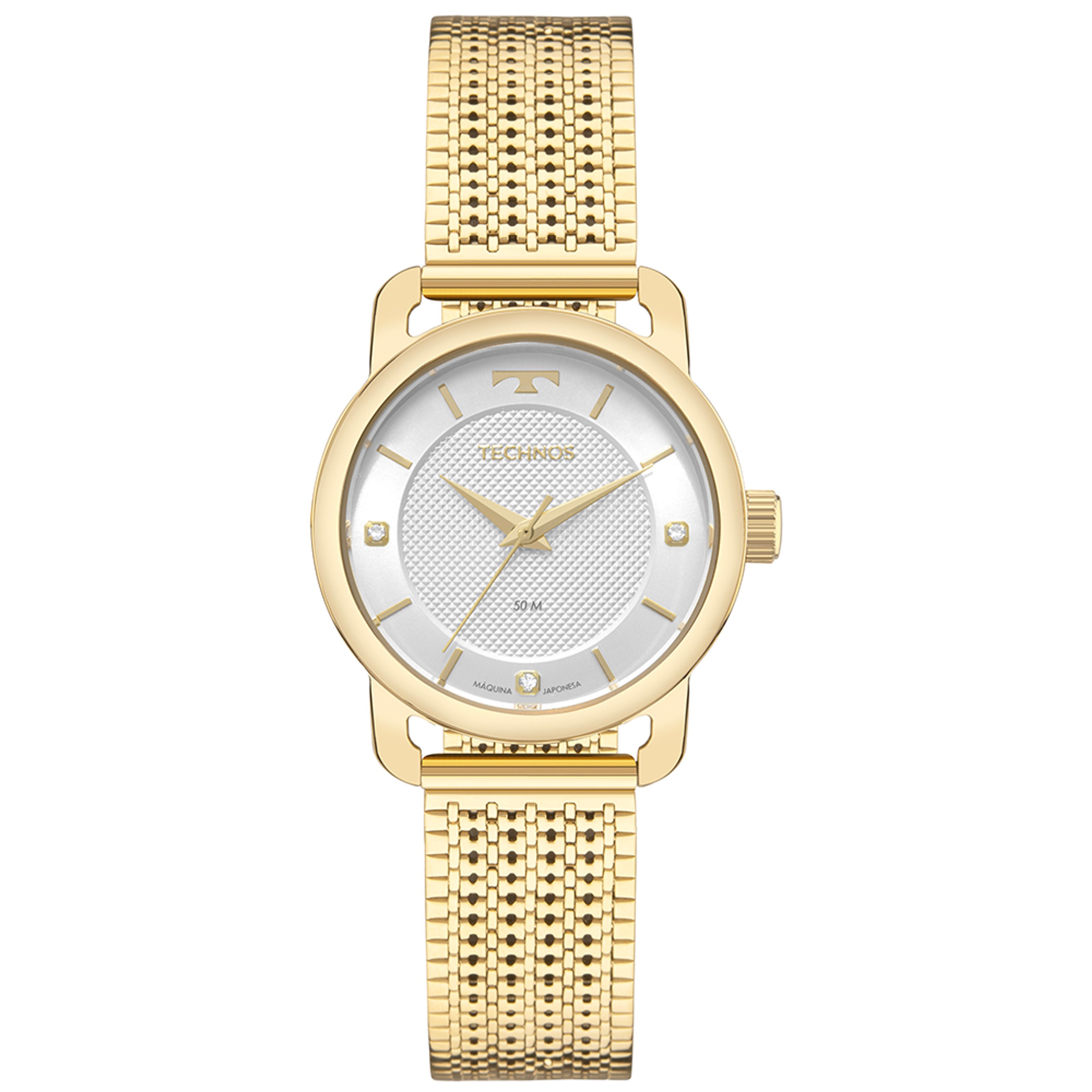Relógio Technos Feminino Style Dourado