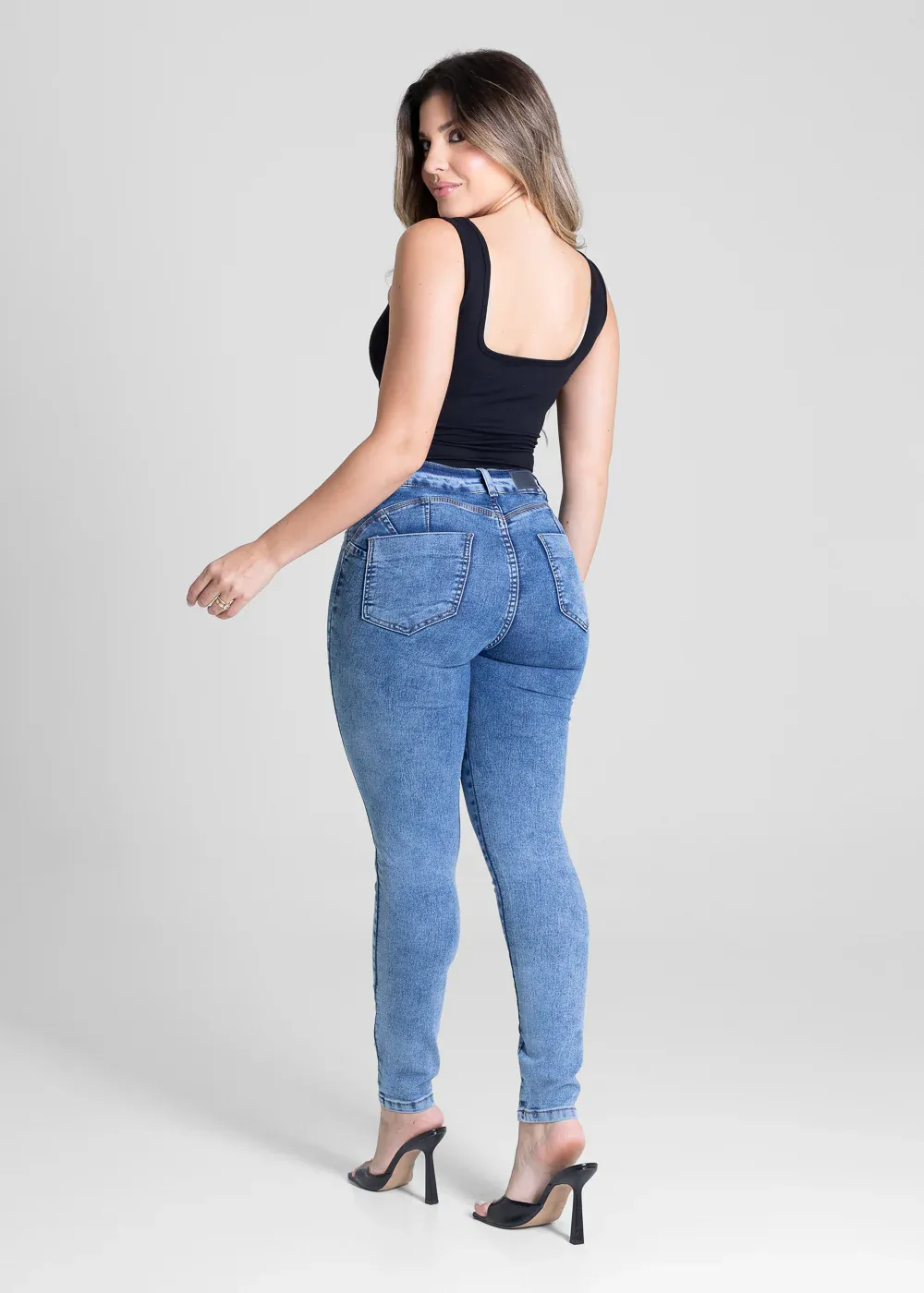 Calça Jeans Sawary Modela Bumbum